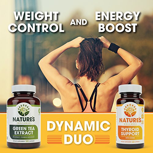 Green Tea Extract 98% Standardized with EGCG | Healthy Weight Support, Metabolism Natures Wellness buy supplements canada