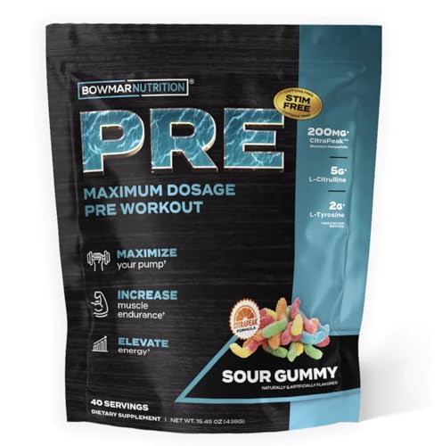 BOWMAR NUTRITION Non Stimulant Pre Workout, Pre Workout Powder, Pump Supplement BOWMAR NUTRITION buy supplements canada