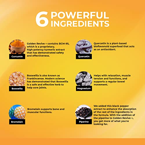 UpWellness Golden Revive + Joint Support with Quercetin, Magnesium, and Turmeric UpWellness Nutrient-Rich Living buy supplements canada