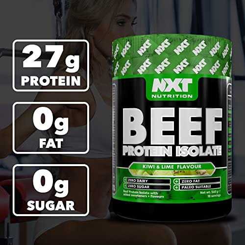 NXT Beef Protein Isolate 540g - High Protein Powder in Natural Amino Acids - Paleo, Keto Friendly NXT Nutrition buy supplements canada