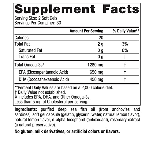 Nordic Naturals Ultimate Omega, Lemon Flavor - 60 Soft Gels - 1280 mg Omega-3 Nordic Naturals buy supplements canada
