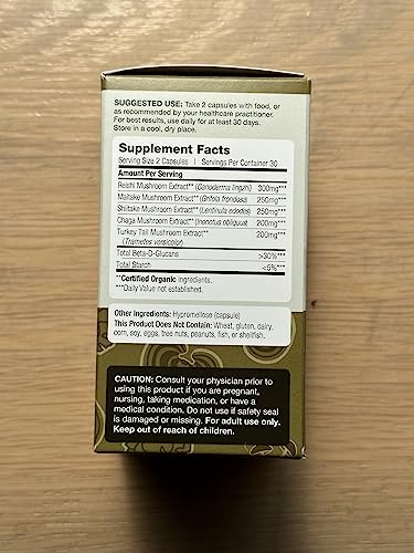 DailyNutra Mushroom Defense Formula - Immune Support Supplement | Organic DailyNutra buy supplements canada