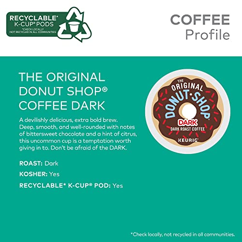 The Original Donut Shop Dark Coffee, Keurig Single-Serve K-Cup Pods, Dark Roast, 96 Ct The Original Donut Shop buy supplements canada