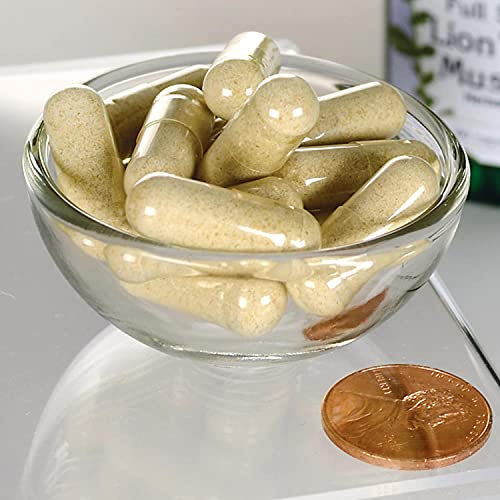 Swanson Lion's Mane Mushroom Capsules - 500 mg Each, 60 Capsules Swanson buy supplements canada