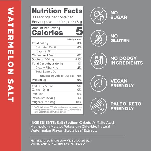 LMNT Keto Electrolyte Powder Packets | Paleo Hydration Powder | No Sugar, No Artificial LMNT ELEMENTAL LABS buy supplements canada