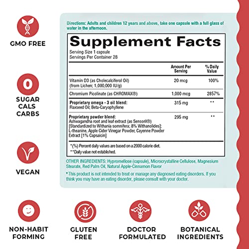 R3SET Stress Eating Daily Supplement Capsules – Apple Cinnamon – 28ct R3SET buy supplements canada