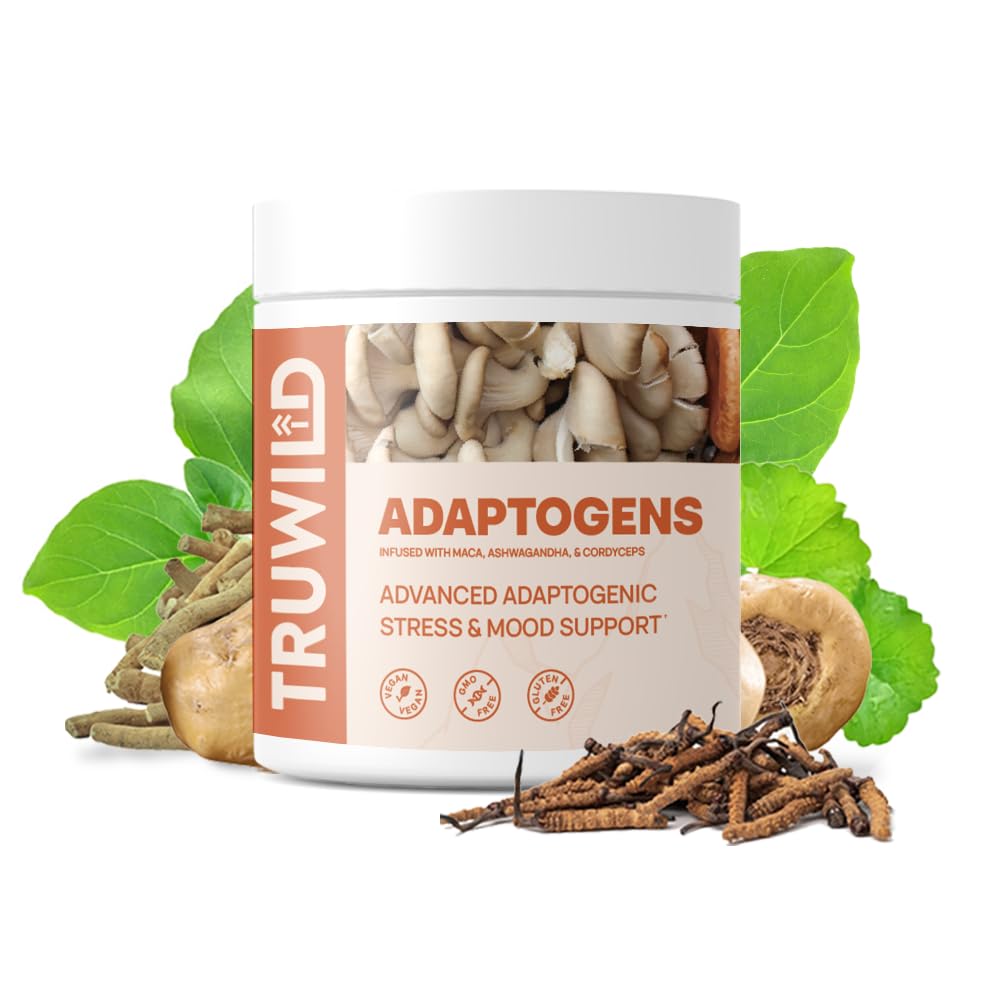 TruWild Adaptogen Blend with Cordyceps Maca Ashwagandha - Full Spectrum Mushroom TruWild buy supplements canada