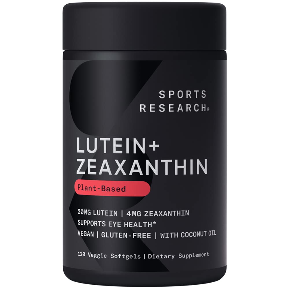 Sports Research Vegan Lutein + Zeaxanthin (20mg) with Organic Coconut Sports Research buy supplements canada