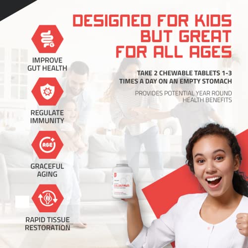 Bovine Colostrum Chewable Tablets - TBR Labs - with Immunoglobulins and Lactoferrin TBR Labs buy supplements canada