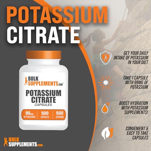 BulkSupplements.com Potassium Citrate Capsules - Potassium Supplement, Potassium BULKSUPPLEMENTS.COM buy supplements canada