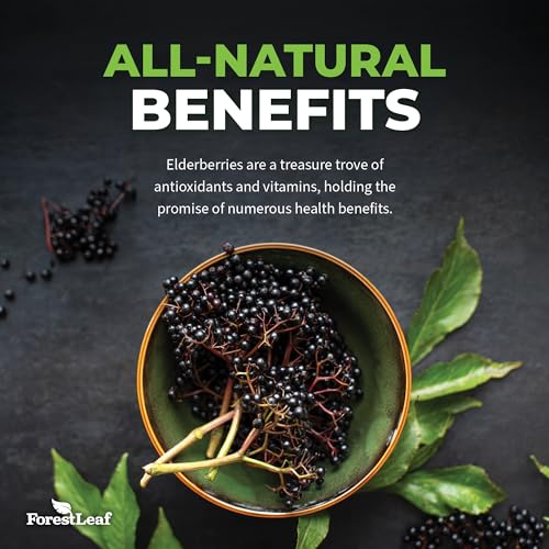 ForestLeaf Sambucus Elderberry with Vitamin C and Zinc - 9000mg Ult ForestLeaf buy supplements canada