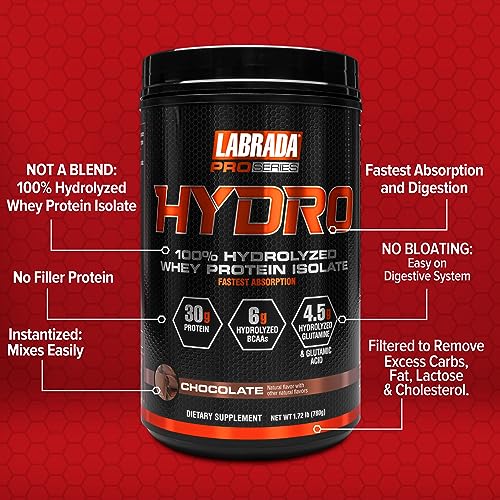Labrada Hydro 100% Pure Hydrolyzed Whey Protein Isolate Powder, Lactose Free Labrada buy supplements canada