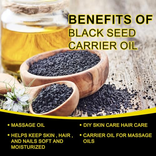 2 Pack Black Seed Oil, Organic Cold Pressed Unrefined Black Seed Oil, Pure Natural Black BDBFZCFP buy supplements canada