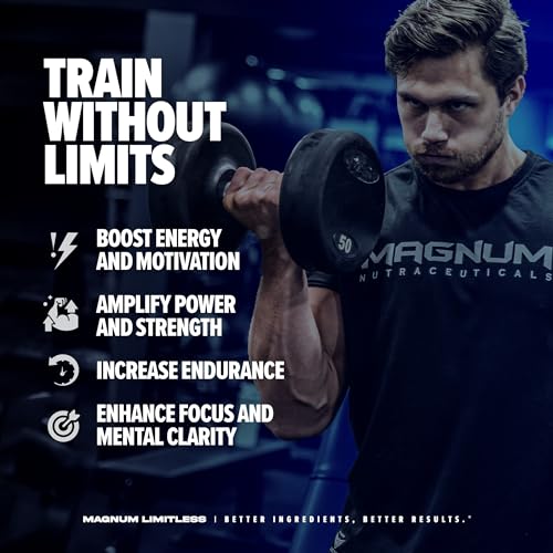 LIMITLESS Magnum 504g - Muscle Workout Powder, Sport Pre Workout for Men and Women LIMITLESS buy supplements canada