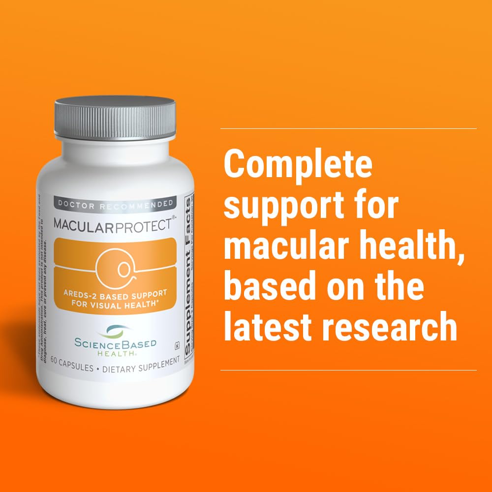 ScienceBased Health MacularProtect AREDS 2 Formula – Eye Health Vitamin & Mineral Supplement with Lutein, Zeaxanthin & B Vitamins for Macular & Vision Support – 60 Capsules ScienceBased Health buy supplements canada