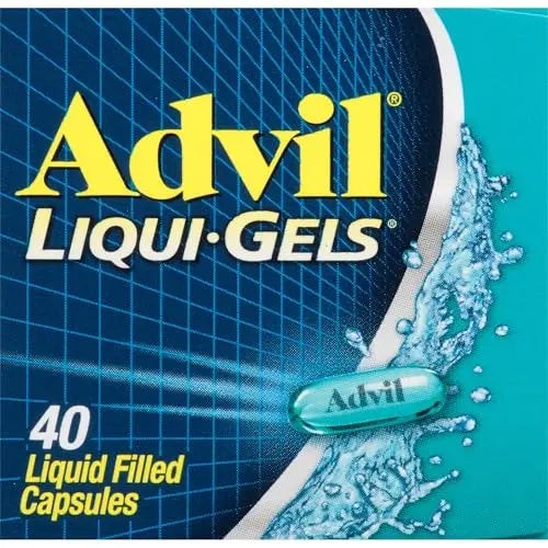 Advil Liqui-Gels Pain Reliever And Fever Reducer, Pain Medicine For Adults With Ibuprofen 200mg For Headache, Backache, Menstrual Pain And Joint Pain Relief - 40 Liquid Filled Capsules Advil buy supplements canada