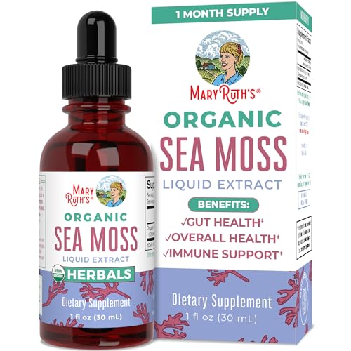 MaryRuth's Irish Sea Moss Liquid Drops | Sugar Free | SeaMoss for Gut Health and Immune MaryRuth Organics buy supplements canada