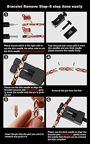 Jecanori Copper Bracelets for Women,Classic Magnetic Copper Bracelet,Valentine's Day Jecanori buy supplements canada