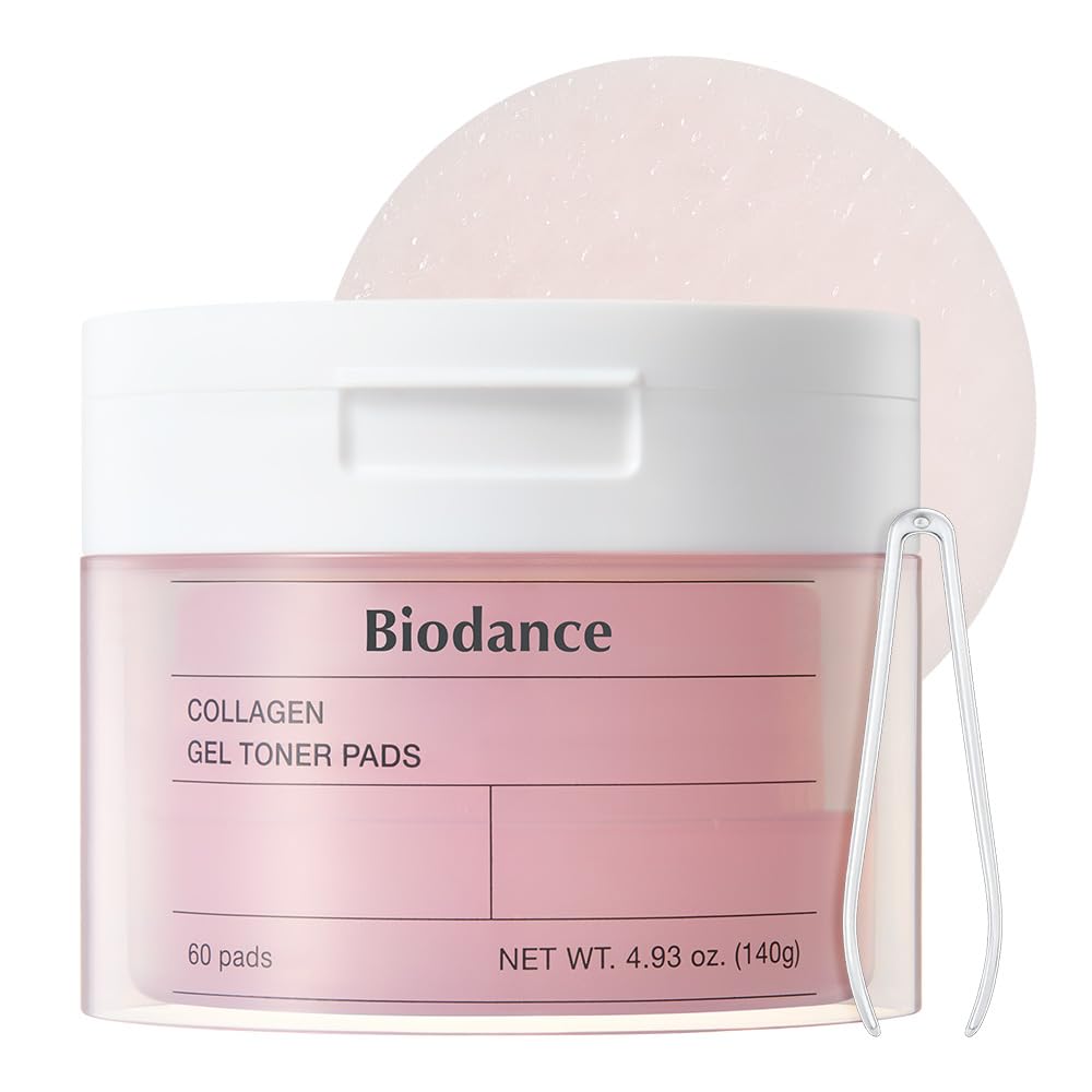 Biodance Collagen Gel Toner Pads, Pore Minimizer for Face, Improving Elasticity, Plumping Toner Pads for Sensitive Skin BIODANCE buy supplements canada