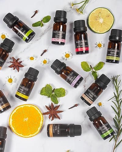 NATURE HUE Lemongrass Essential Oil - 10 mL (1/3 oz) - Pure, Natural, Therapeutic Grade NATURE HUE buy supplements canada