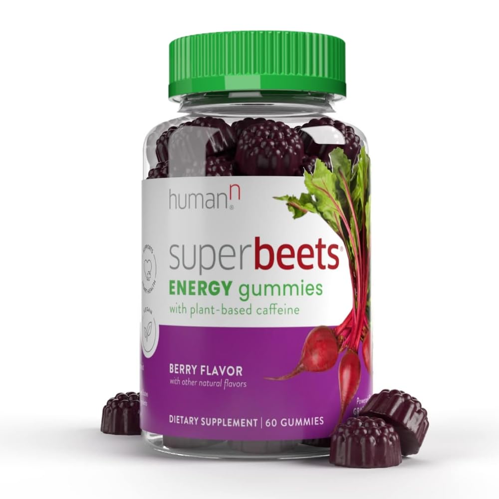 humanN SuperBeets Energy Gummies - Quick Energy & Mental Focus - Help Increase Nitric humanN buy supplements canada