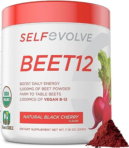 selfevolve Beet12 - Organic Beet Root Powder Enhanced with Vitamin B12, Nitric Oxide Booster selfevolve buy supplements canada