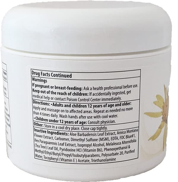 Luxis Arnica Pain Relief Cream - Soothing Arnica Combined with Powerful Menthol - Topical analgesic - 3 oz Luxis buy supplements canada