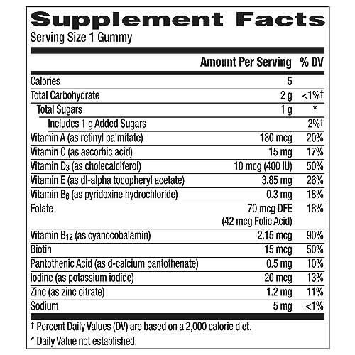 Centrum Kids Multivitamin Gummies, Tropical Punch Flavor Made With Natural Flavors Centrum buy supplements canada