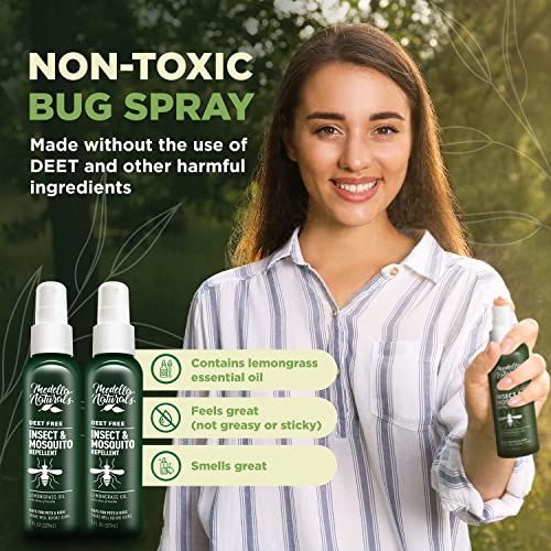 Deet-Free Insect & Mosquito Repellent Pack of 2 (8 oz) – Nice Smelling Medella Naturals buy supplements canada