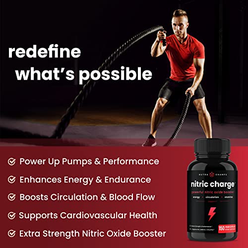 Nitric Oxide Supplement | L-Arginine, L Citrulline Malate, AAKG, Pine Bark, Grape Seed NutraChamps buy supplements canada