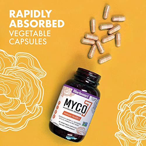Bluebonnet Nutrition Myco-7 Mushroom Defense – 7 Organically Grown U.S. Whole Bluebonnet buy supplements canada