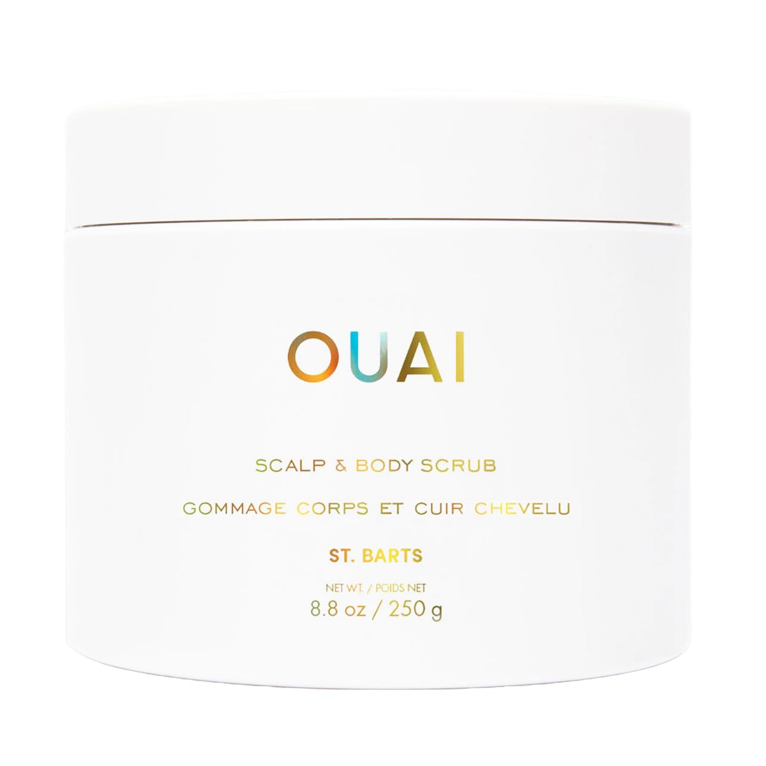 OUAI Scalp & Body Scrub, St. Barts - Exfoliating Body Scrub with Sugar & Coconut Oil Blend for Smooth, Moisturized Skin - Gentle Scalp Exfoliator for Removing Product Build Up (8.8 Oz) OUAI buy supplements canada