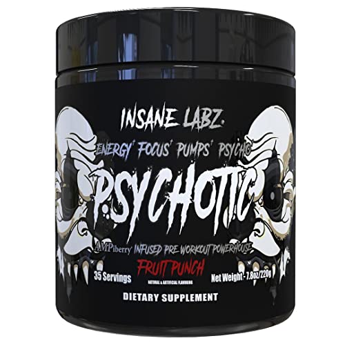 Insane Labz Psychotic Black Edition Mid Stimulant Pre Workout Powder, Energy Focus Insane Labz buy supplements canada