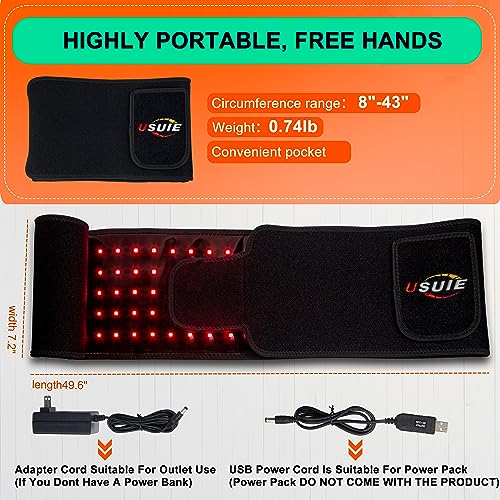 USUIE Red Light Therapy Belt, Infrared Light Therapy Wrap Red Light Therapy Device USUIE buy supplements canada