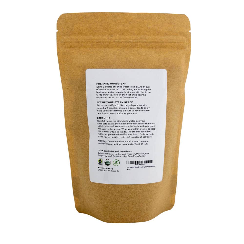 Yoni Steaming Herbs (5 Steams) | Cleansing + Gentle Formula | Formulated by Trained Herbalist WILDFLOWER WELLNESS buy supplements canada