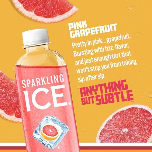 Sparkling Ice, Pink Grapefruit Sparkling Water, Zero Sugar Flavored Water, with Antioxidants Sparkling ICE buy supplements canada