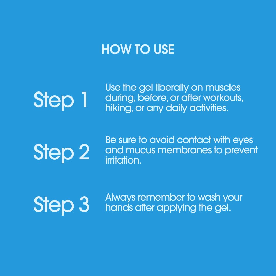 Xtreme Element Cool Blue Muscle Gel | Workouts Muscle Cooling Essential Oils for Smooth Body, Muscle Gel to Attain Flexible Joints, Soothe and Healing Gel | Natural, Plant-Based, and Cruelty-Free Xtreme Element buy supplements canada