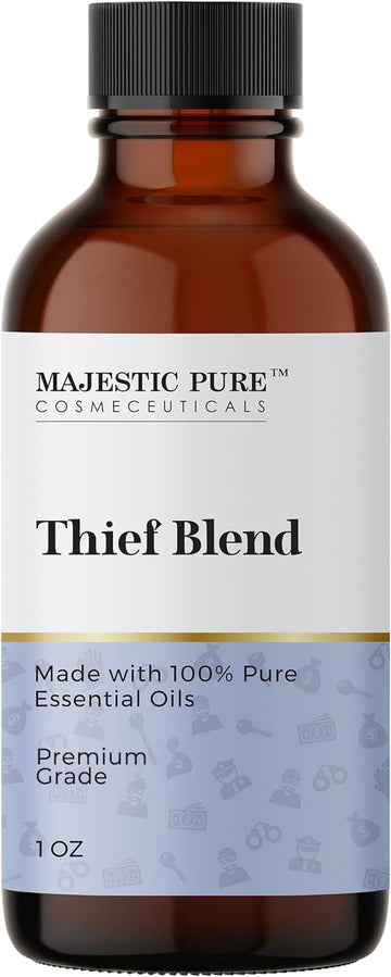 Majestic Pure Thieves Essential Oil Blend | 100% Pure Premium Oil for Uplifting Mood, DIY Products MAJESTIC PURE buy supplements canada