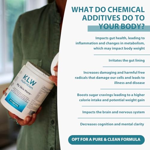 Marine Collagen Powder 10,000mg - with Vitamin C, Zinc, Biotin, Hyaluronic Acid - No fillers, sweeteners or additives KLW Nutrition buy supplements canada