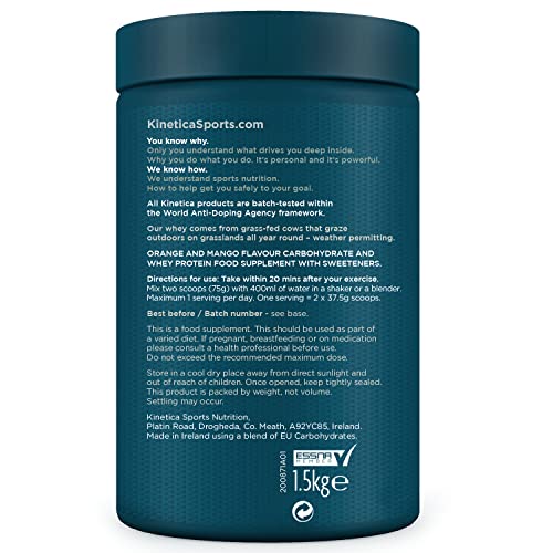 Kinetica Recovery Powder, Post Workout Drink, Muscle Repair and Energy Store Replenisher Kinetica buy supplements canada