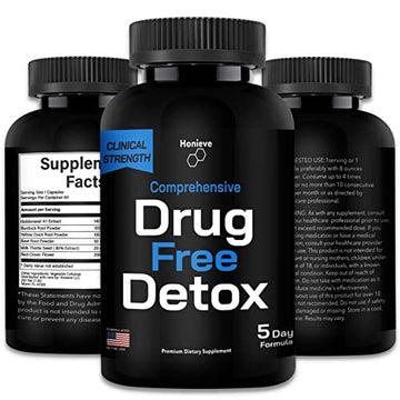 Honieve Total Body Cleanse - Cleanse Detox & Repair with Milk Thistle - 5 Day Fast & Effective Honieve buy supplements canada