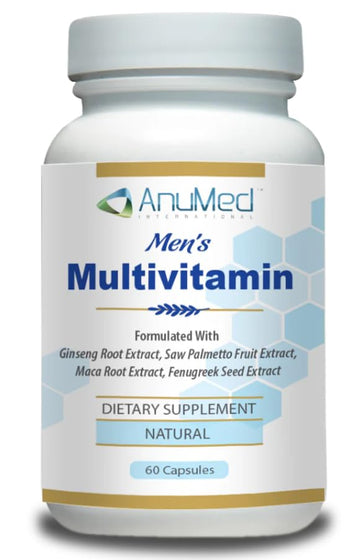 Men’s Multivitamin Supplement – Daily Energy, Immune & Heart Support – with Zinc, Magnesium, B12, CoQ10, Turmeric, Ginseng & More – 60 Vegetable Capsules – AnuMed AnuMed International buy supplements canada