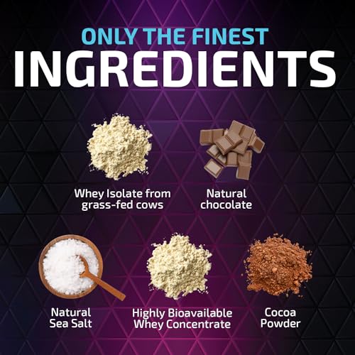 Whey Protein Powder 24g - Chocolate Ice Cream Whey Isolate Protein for Muscle Growth Nature's Nutrition buy supplements canada