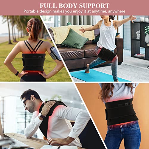 Red Light Therapy Belt, Infrared Light Therapy Wrap Red Light Therapy Device for Body, Pain Relief Jitesy buy supplements canada