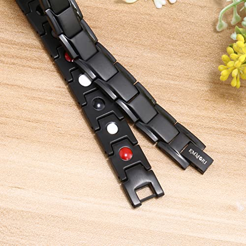 EMMORI Ultra Strength Magnetic Bracelet - 3,500 Gauss Per Magnet -Magnetic Bracelets Emmori buy supplements canada