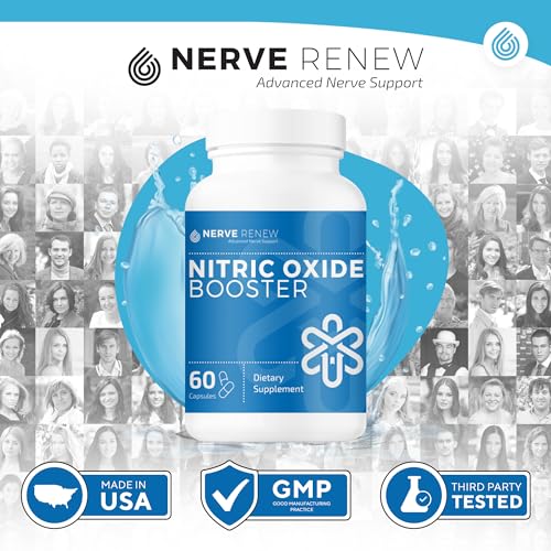 NERVE RENEW Nitric Oxide Booster - Nitric Oxide Supplement with L Arginine Hydrochloride NERVE RENEW buy supplements canada