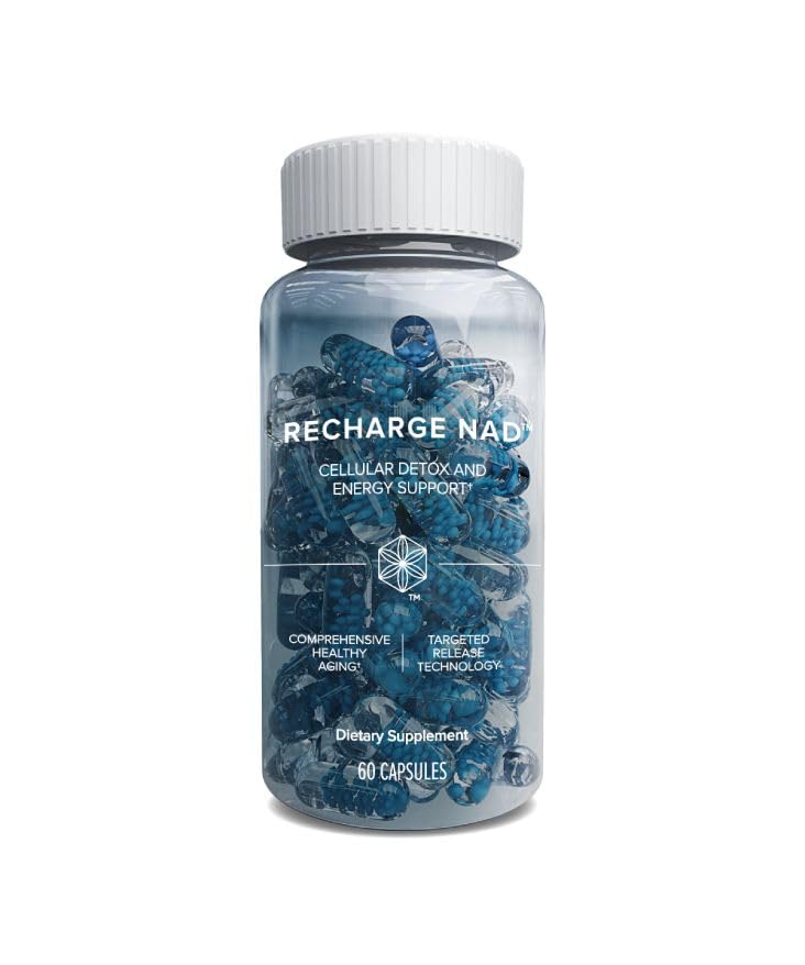 Isagenix Recharge NAD - Cellular Detox, Comprehensive Healthy Aging, and Energy Support - 1 Bottle - 60 ct Targeted Release Capsules Isagenix buy supplements canada