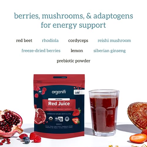 Organifi Green Juice and Red Juice Bundle - 30 Day Supply - Delicious, Refreshing Organic Organifi buy supplements canada