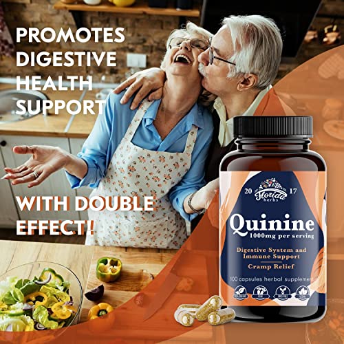 Leg Cramps Support Organic Pills - 1000 mg - Quinine Tablets for Cramp Defense FLORIDA HERBS buy supplements canada