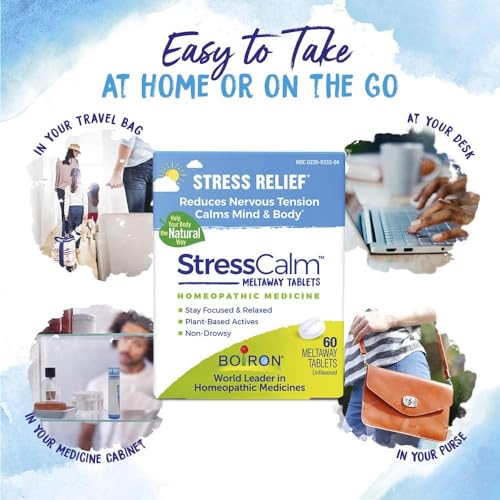 Boiron StressCalm for Relief of Stress, Anxiousness, Nervousness, Irritability, and Fatigue - 60 Count Boiron buy supplements canada